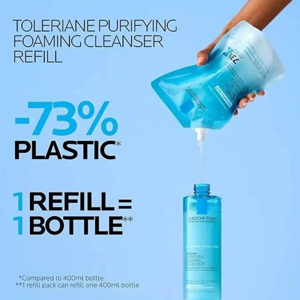 La Roche-Posay Toleriane Cleanser Refill Duo 400ml 13.52oz 2 Pack